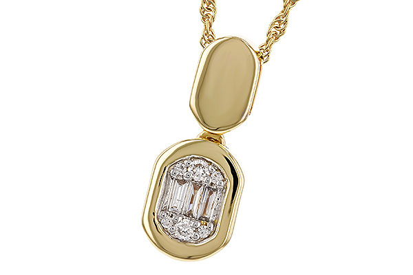 L311-33493: NECKLACE .07 TW BAG .12 TW