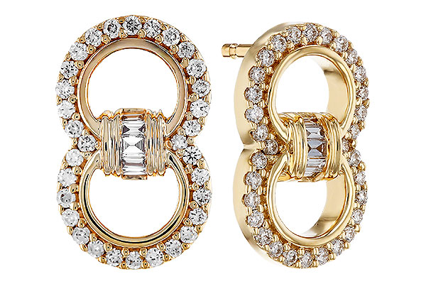 L312-18911: EARRINGS .05 TW BAGS .28 TW