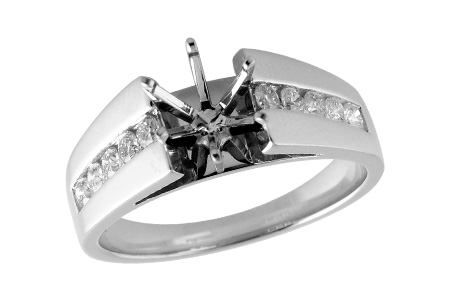 M222-25293: G042-22566 SEMI IN PLATINUM .34 TW