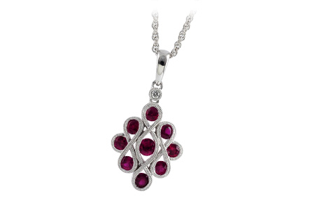 M223-11702: NECK .85 RUBY .87 TGW