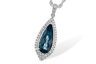 M225-85284: NECK 2.40 LONDON BLUE TOPAZ 2.65 TGW