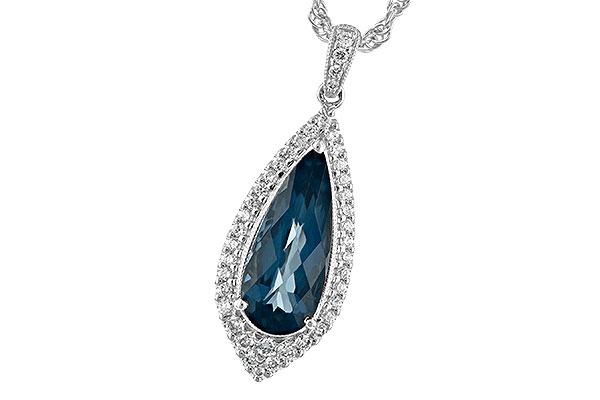 M225-85284: NECK 2.40 LONDON BLUE TOPAZ 2.65 TGW