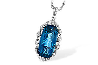 M226-74366: NECK 6.70 LONDON BLUE TOPAZ 6.81 TGW