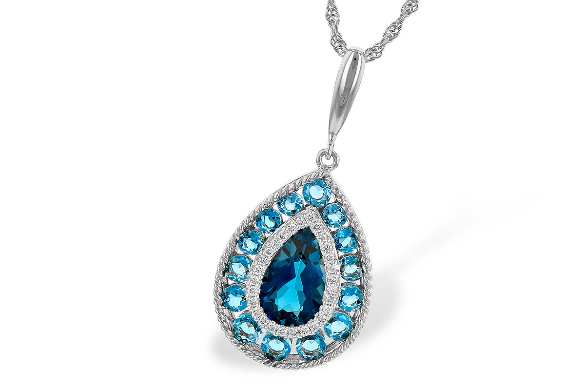 M226-77157: NECK 2.55 TW BLUE TOPAZ 2.65 TGW