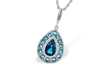 M226-77157: NECK 2.55 TW BLUE TOPAZ 2.65 TGW