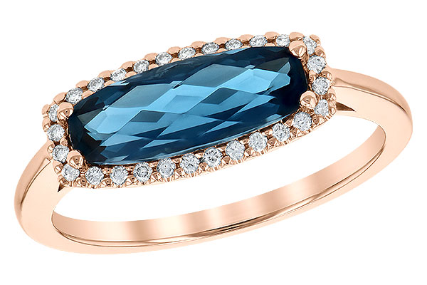 M226-78075: LDS RG 1.79 LONDON BLUE TOPAZ 1.90 TGW