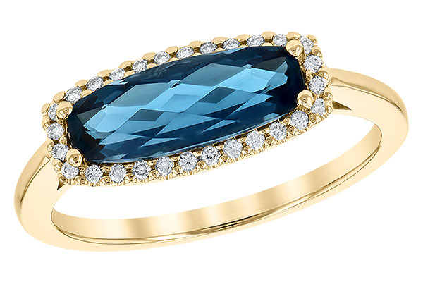 M226-78075: LDS RG 1.79 LONDON BLUE TOPAZ 1.90 TGW