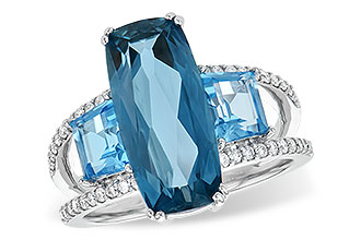 M226-78948: LDS RG 6.40 TW BLUE TOPAZ 6.67 TGW