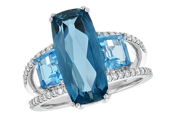 M226-78948: LDS RG 6.40 TW BLUE TOPAZ 6.67 TGW