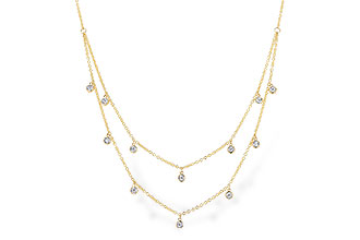 M310-38075: NECKLACE .22 TW (18 INCHES)