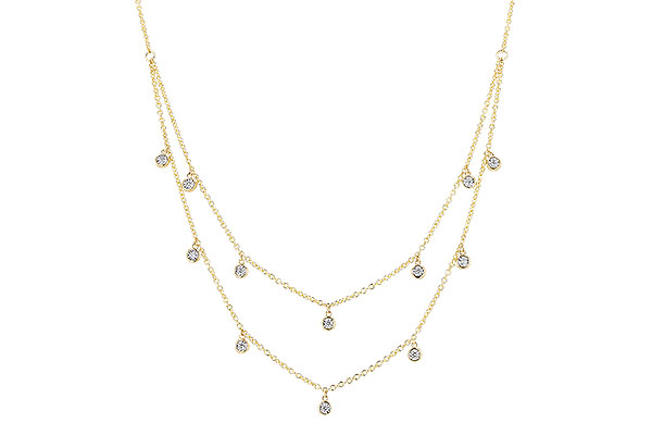 M310-38075: NECKLACE .22 TW (18 INCHES)