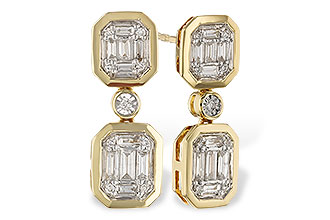 M311-28057: EARRINGS .38 BAG .45 TW