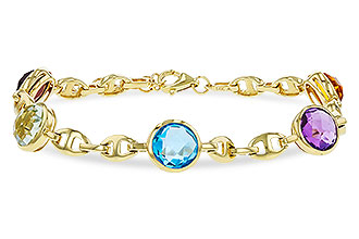 M311-31675: BRACELET 7.09 TW SEMI-PREC (GT,CIT,AMY,G.AMY,BT)