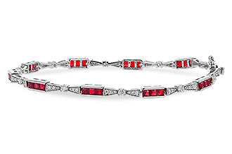 M311-33493: BRACELET 2.05 RUBY 2.70 TGW (7")