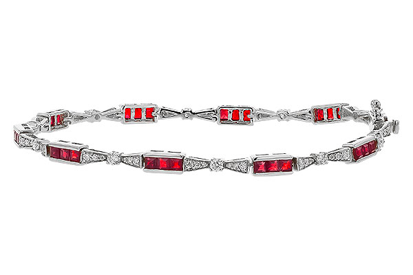 M311-33493: BRACELET 2.05 RUBY 2.70 TGW (7")