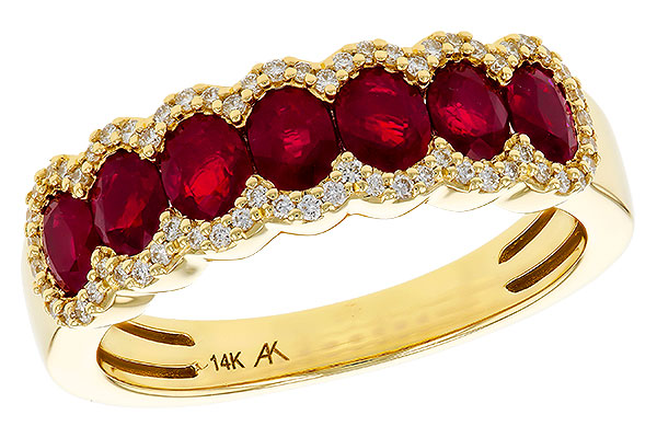 M311-35284: LDS WED RG 1.40 TW RUBY 1.57 TGW